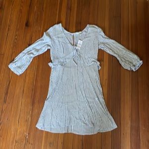American Eagle Outfitters Long Sleeve Ruffle Dress Size XS Petite